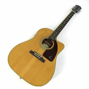 091s☆Epiphone エピフォン AJ-210CE ナチュラル エレアコ エレクトリック・アコースティックギター ※中古