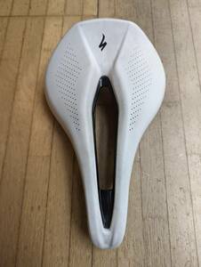 【送料無料】 希少 ホワイト パワーサドル TI スペシャライズド SPECIALIZED 143mm チタン POWER ショート 軽量230g パワー スペシャ