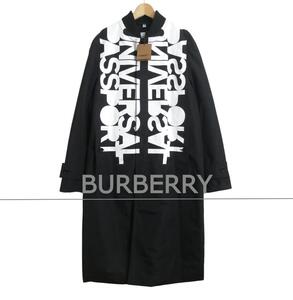 極美品 BURBERRY LONDON ENGLAND バーバリー 22SS 8051870 ユニバーサルパスポート カーコート ロングコート 黒 ブラック