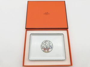 HERMES スクエアプレートEarly America エルメス スクエア プレート お皿 古き良きアメリカ 皿 食器