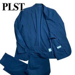 PLST プラステ セットアップ スーツ ネイビー 紺 カジュアル L