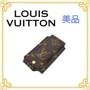 LOUIS VUITTON ルイヴィトン モノグラム エテュイ iPod nanoケース アクセサリー 小物 ブラウン ブランド 特価 希少 レア ゴールド金具