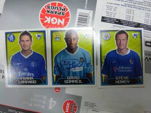 】Merlin 2004 Premier League】Howey/Sommeil/Lampard●サイン入りステッカー 3枚