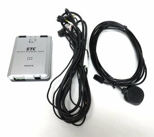 【中古１点品/通電通波検査済】ETC車載器 08686-00260 0397 トヨタ純正OP品(panasonic製) アンテナ分離型 12V24V対応