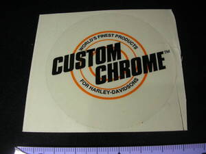 シール CUSTOM CHROME (FOR HARLEY-DAVIDSONS)