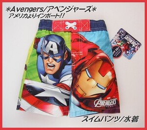 ■最後!新品!USA【Marvel＊Avengers】アベンジャーズスイムパンツ2歳