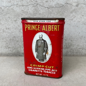 ヴィンテージ アンティーク PRINCE ALBERT たばこ TIN 缶 アメリカ / アドバタイジング ディスプレイ オブジェ 煙草 喫煙具 雑貨 USA ③