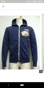 美品:TMT × JACKSON MATISSE.Wジップ スウェット パーカー S(8周年記念/RAINBOW ZIP UP PARKA/肩43幅50丈62/ジャクソンマティス/サーフ系)