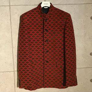 ONtheCORNER ITEM No.1207/COMMEdesGARCONS HOMMEPLUS コムデギャルソンオムプリュス マオカラージャガードジャケット 07aw size:S