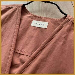 未使用!!!【ルメール(LEMAIRE)】シャツ/size:36/ロングスリープシャツ/dustyピンク/レディース