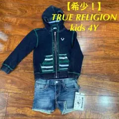 【希少！】TRUE RELIGION デニムパーカー　& ショートパンツ