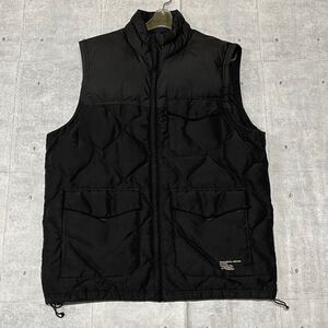 STUSSY ダウンベスト 3ポケット ひょうたん キルティング ステューシー　　DOWNVEST ヨーク切替え しっかりしてソフトな上質素材!！ YL702