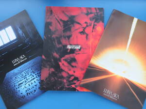 LUNA SEA ルナシー コンサートライブツアーパンフレット3冊/1995年 MOTHER OF LOVE MOTHER OF HATE+1998年END OF PERIOD+SHINING BRIGHTLY