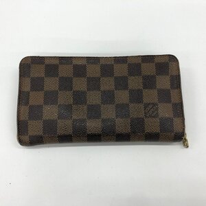 Louis Vuitton ルイヴィトン 財布 ダミエ・エベヌ ポルトモネ ジップ N61728/CA0062 箱付き【DAAI2022】