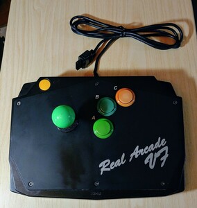 動作確認済み　セガサターン用　リアルアーケードVF　HORI Real Arcade VF HSS-09 SS