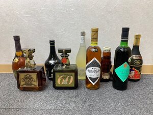 【YYD2398aIR】【東京都限定発送商品】未開栓 お酒まとめ 計9点 SUNTORY ROYAL15年 キリン ヘリオス ウイスキー 果実酒 泡盛 国産酒