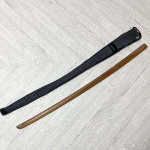 刀袋付き 木刀 全長101cm 剣道 武術 稽古 木製 wooden sword 武具 舞台 芝居 現状渡し コレクション 時代劇