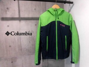 Columbia コロンビア Cliffhanger Jacket クリフハンガージャケット M/OMNI-HEAT フード付き 中綿 ジャケット/紺 緑/PM5204/アウトドア