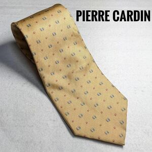 ネクタイ PIERRE CARDIN 約9.4㎝ ライトイエロー D 783 ■