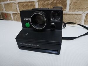 g★556 Polaroid LAND CAMERA 2000 ポラロイドカメラ ブラック 光学機器 レトロ/60