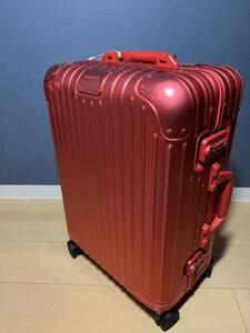 未使用RIMOWA ORIGINAL CABIN 35L リモワ オリジナル TSAロック スカーレットレッド トパーズ 赤