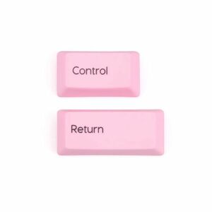 Kbdfans Realforce/HHKB互換のキートップ Return/Control 2個セット ピンク #KBDFANS-KEYTOP2-PINK