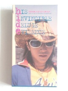hide hIS iNVINCIBLE dELUGE eVIDENCE☆VHS