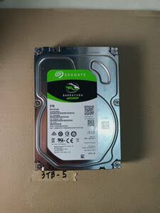 Seagate 3.5インチ内蔵HDD 3TB SATA 中古動作品(3TB-⑤)