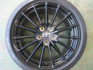 トヨタ GRヤリス純正 エンケイ製 18x8.0J +45 PCD114.3 5H 流用 リペア用 スタッドレス用にも