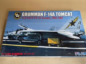 プラモデル　接着剤無　未組立　箱ダメージ有　フジミ　1/48　F-14A　トムキャット　VF-33　ターシアーズ