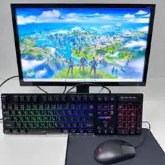 22年製Acer22型液晶モニター他 ゲーミングPC用の周辺機器 4点セット