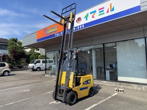 ★富山発　KOMATSU　コマツ　フォークリフト　09　FG09-3　動作確認済み　ガソリン　最大揚高　3ｍ　最大荷重　900kg　直接引取のみ　売切