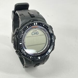 CASIO PRO TREK 腕時計 プロトレック 3414 カシオ PRW-3000 電波ソーラー デジタル ブラック 現状品