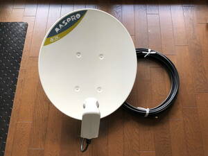 ☆マスプロ電工☆　BS・１１０°CSアンテナ　BC45RL　受信周波数　11.7～12.75GHｚ　ＤＣ15Ｖ方式　取扱説明書付　デジタル放送