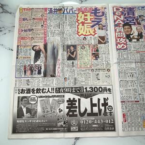 平成29年　新聞記事「菜々緒ポーズ」「則本」　5244