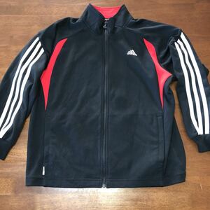 【アディダス／adidas】長袖ジャージ　ジュニア　140㎝　中古　難あり