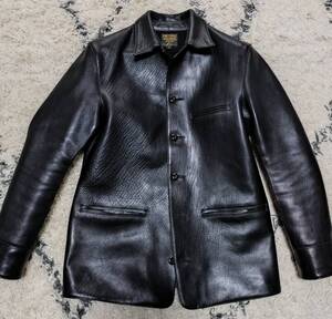 FINE CREEK LEATHERS Gilmour ファインクリークレザーズ ギルモア ホースハイド サイズ４０（ブラック）