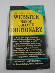 THE NEW AMERICAN WEBSTER 英語辞書 Handy college dictionary ウェブスター 英英辞典 