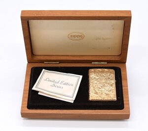 △希少！☆ZIPPO☆LIMITED EDITION SERIES　限定品　14KT☆K14無垢ケース　ケースのみ重量 約39.8g　ソリッドゴールド