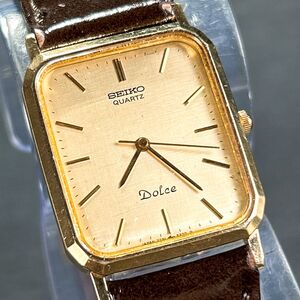 1970年代製 SEIKO セイコー Dolce ドルチェ 7731-5240 腕時計 アナログ クオーツ ヴィンテージ 諏訪精工舎 新品電池交換済み 動作確認済み