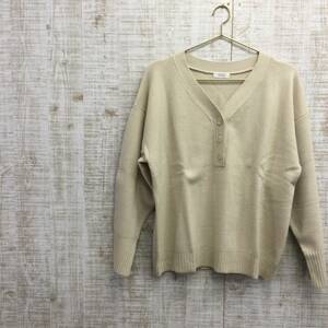 M28◇LOWRYS FARM｜ローリーズファーム　ニット　美品　ベージュ　サイズF