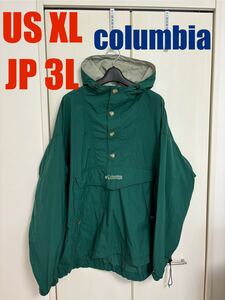 ★中古★US XL★columbia★コロンビア★グリーン★アノラック