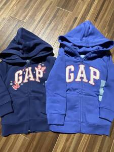 ★GAP★新品 裏起毛パーカー2枚