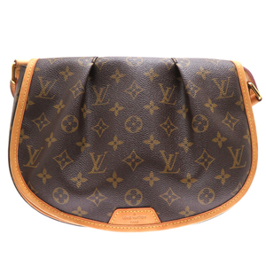 ［銀座店］LOUIS VUITTON LV ルイ・ヴィトン メニルモンタン PM M40474(廃番) ショルダーバッグ モノグラム ブラウン DH84304