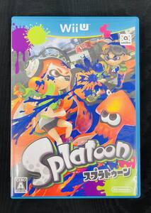 #5476 ★☆ WiiU Splatoon スプラトゥーン　WiiU ゲームソフト 任天堂 ☆★