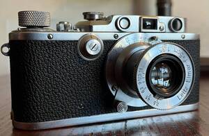 【オーバ－ホ－ル済み】Leica IIIa　1,935年製造　Elmar F3.5付属