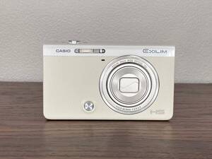 Y377 カシオ Casio HIGH SPEED EXILIM EX-ZR50 ホワイト エクスリム コンパクトデジタルカメラ コンデジ digital still camera