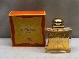 HERMES エルメス ヴァンキャトル フォーブル 24 FAUBOURG EDT 50ml 残量ほぼいっぱい　箱