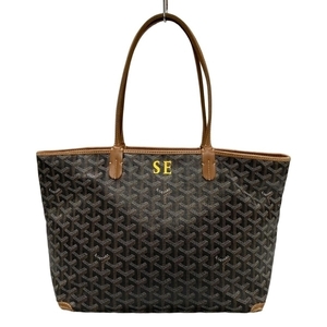 ゴヤール GOYARD ショルダーバッグ アルトワPM レザー 黒×ブラウン×白 マーカージュ(SE) MAE120131 バッグ