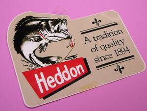 ヘドン Heddon ジャンプ バス ステッカー 200×164mm レッド ヘッド バイブレーション バイト シール